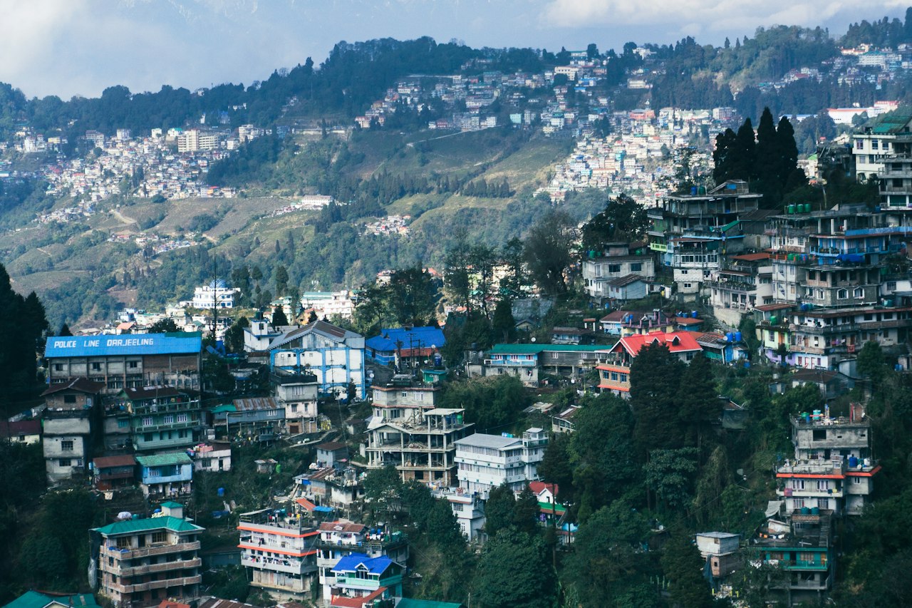 A hill town above Siliguri