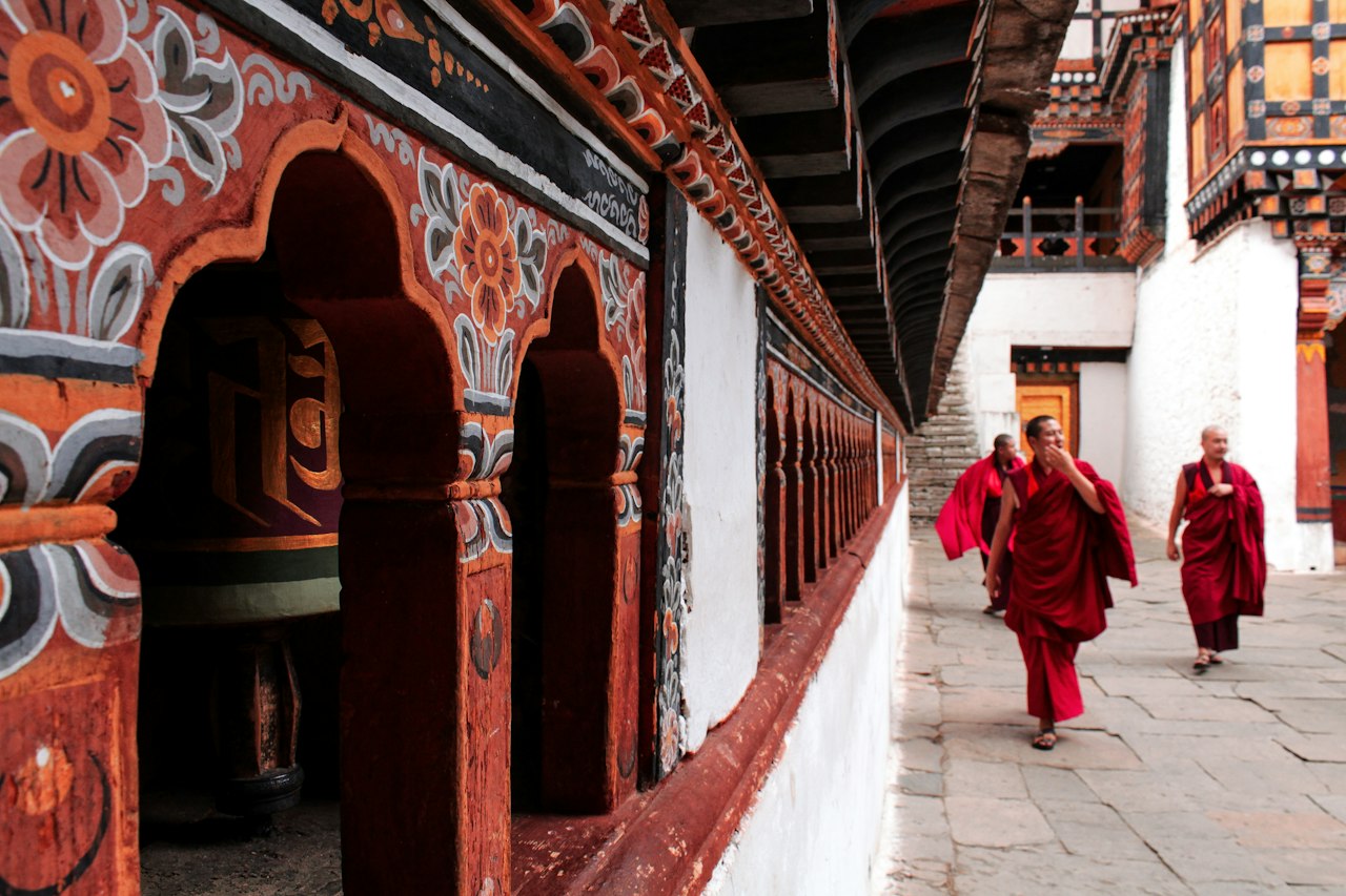 A monastery interior